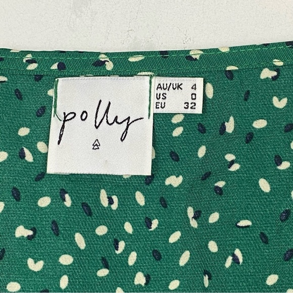 PRINCESS POLLY Melvin Top Green Milkmaid Long Sleeve - Picture 8 of 10